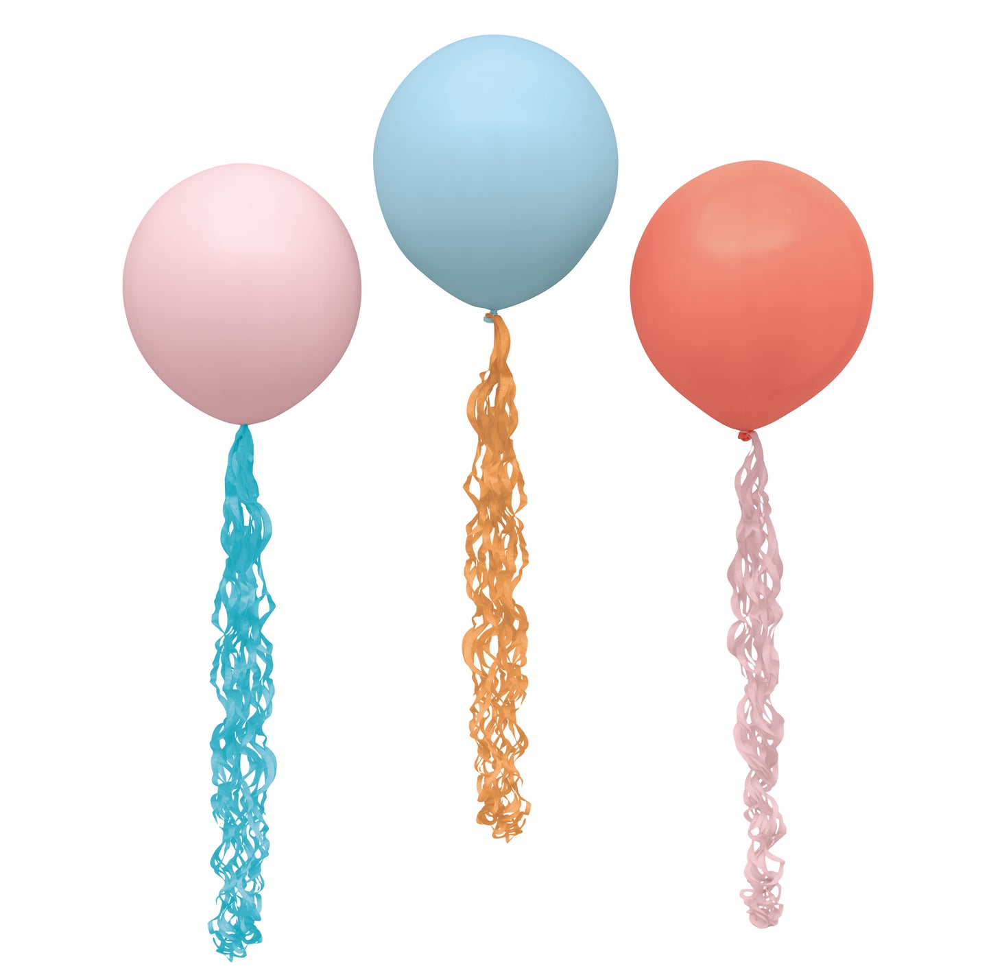 Matte Balloon with Tail 3ct Foil Balloon 18"