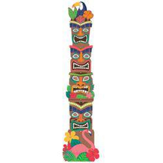 Jointed Cutout Tiki Totem