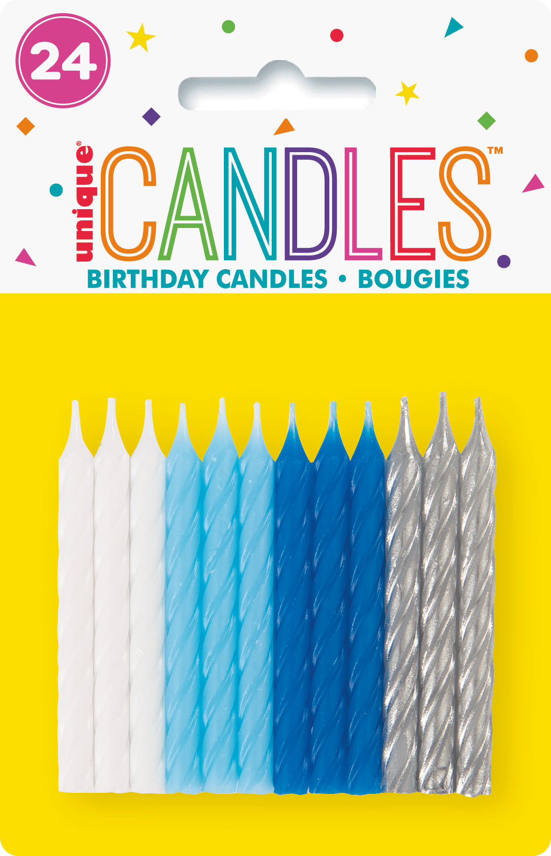 Birthday Candle Blue 24ct
