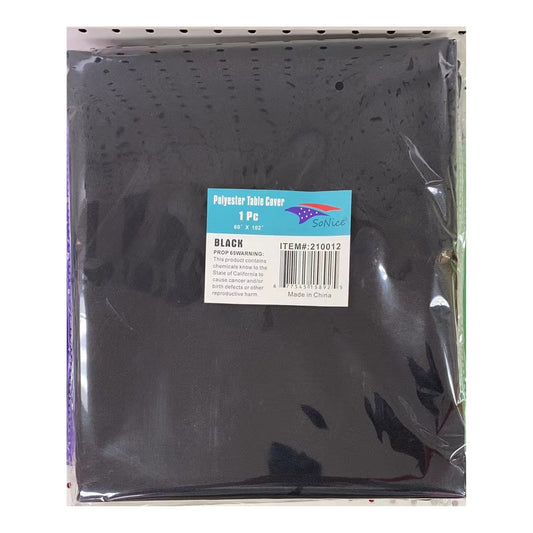 Polyester Table Cover Back Cs Only