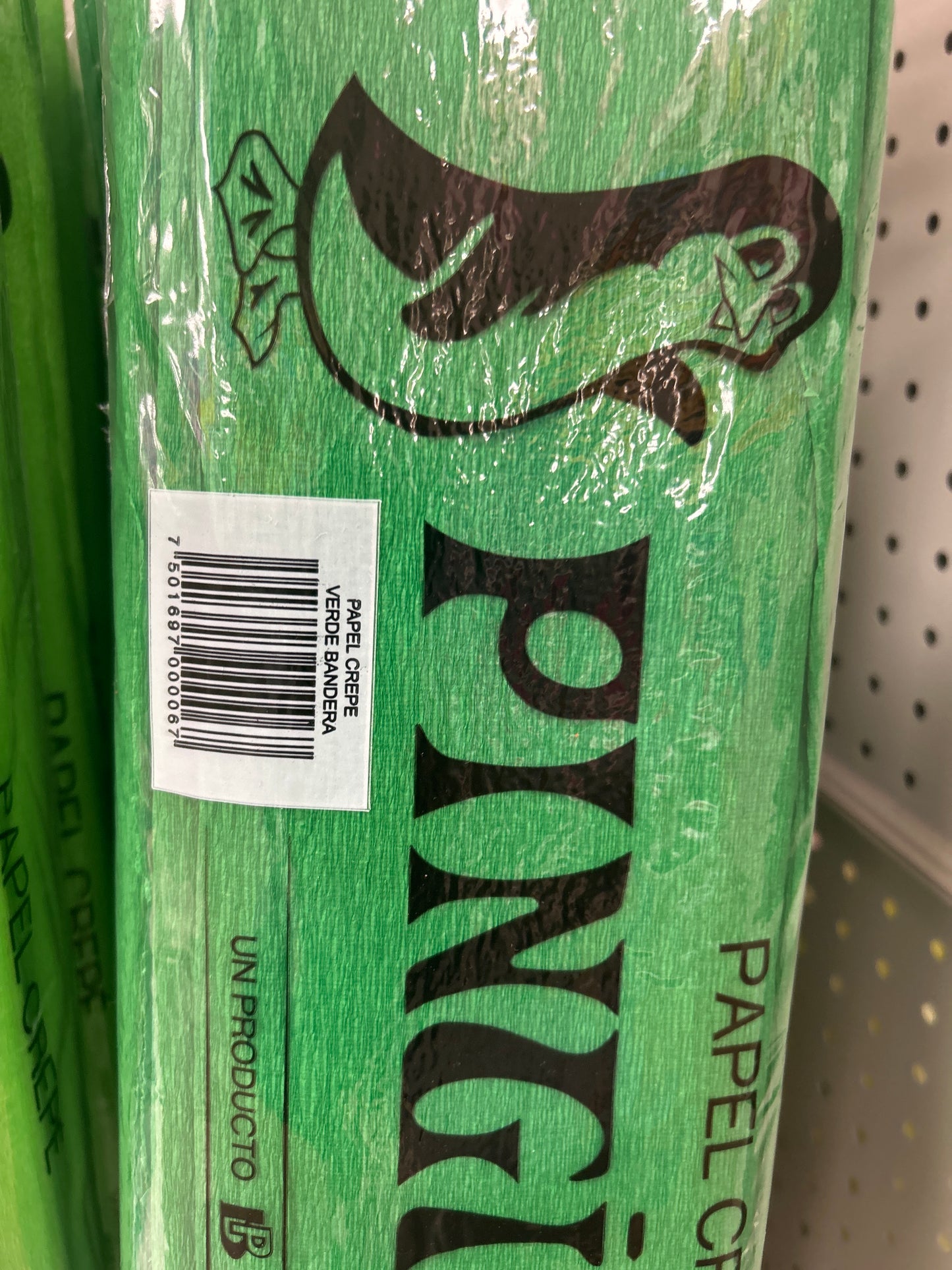 Papel Crepe Verde Bandera 10ct