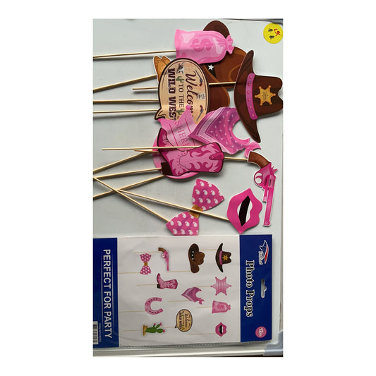 Photo Props Cowboy Girl 120Pk/Cs