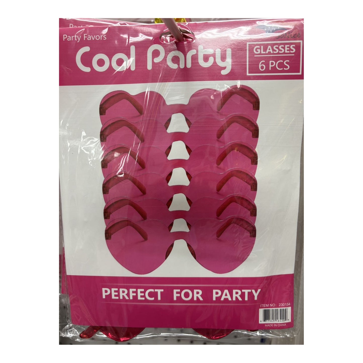 6 ct Party Glasses Heart 60Pk/Cs