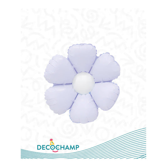 Decoration Flower Lilac Foil Balloon 24"