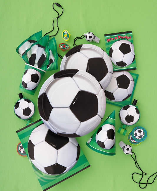 9" Plate Soccer 8ct