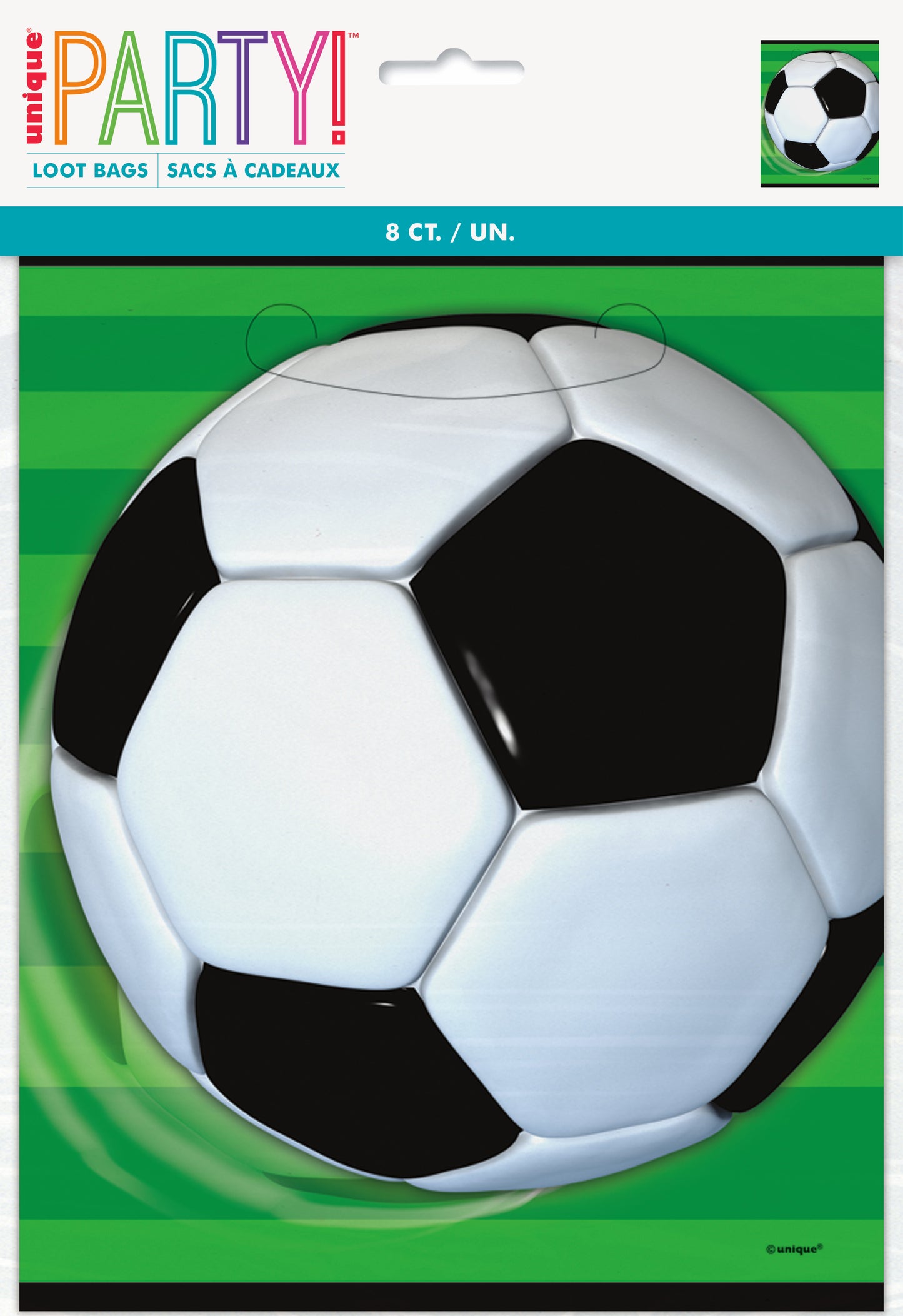 Loot Bags Soccer 8ct