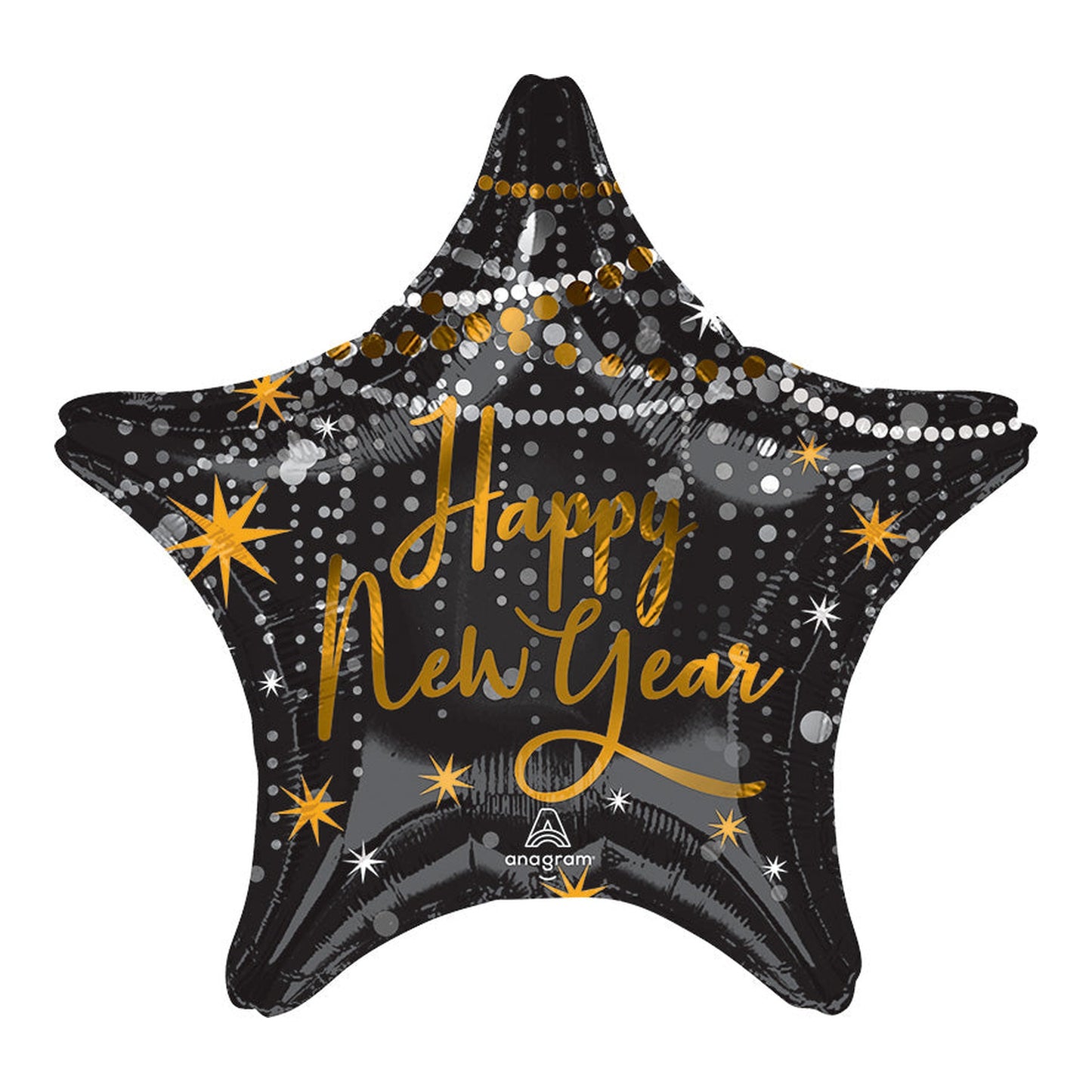 Jumbo Balloon New Year Star Foil Balloon 28"