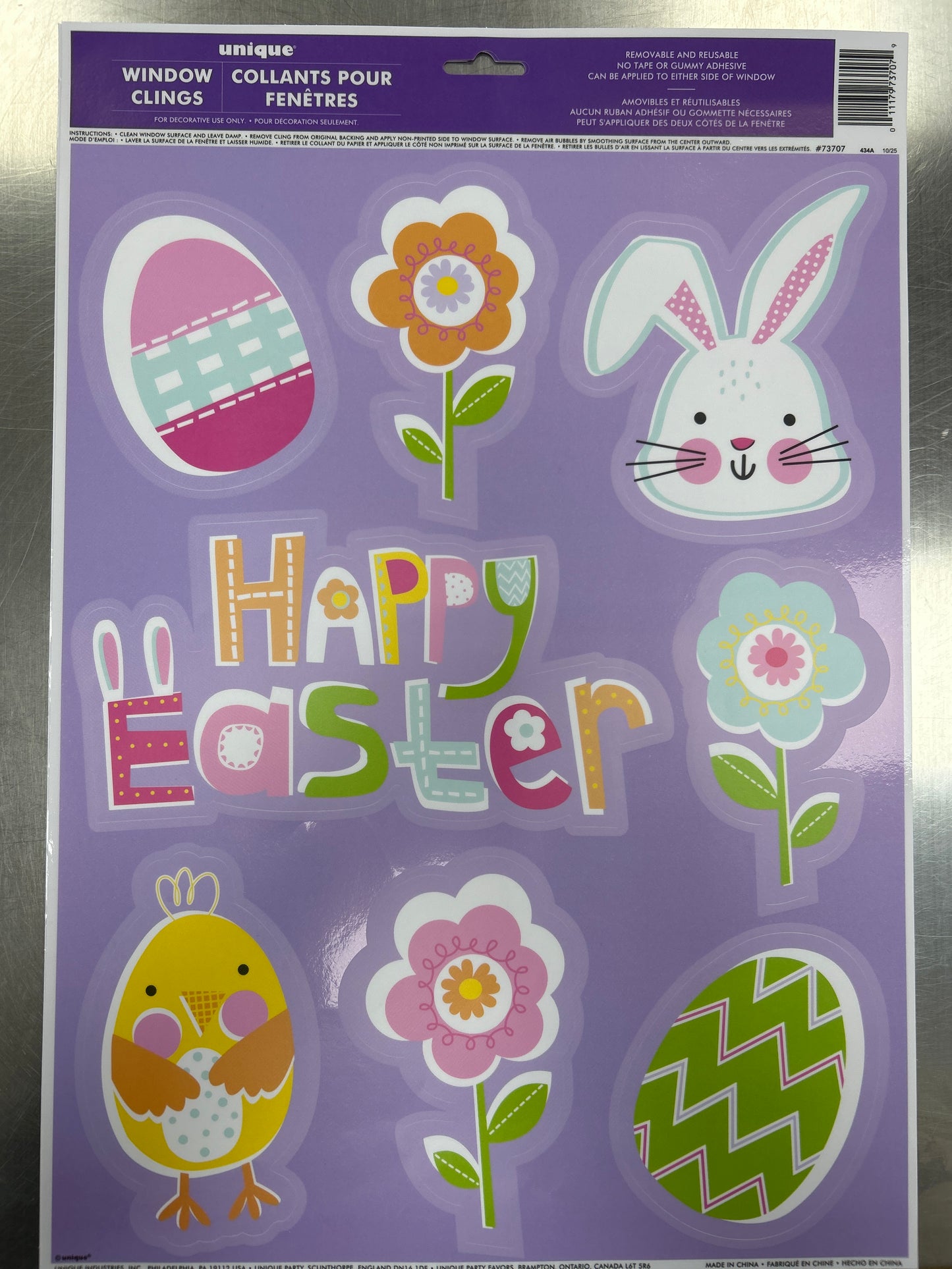 Vinilo Adhesivo de Pascua con Lila