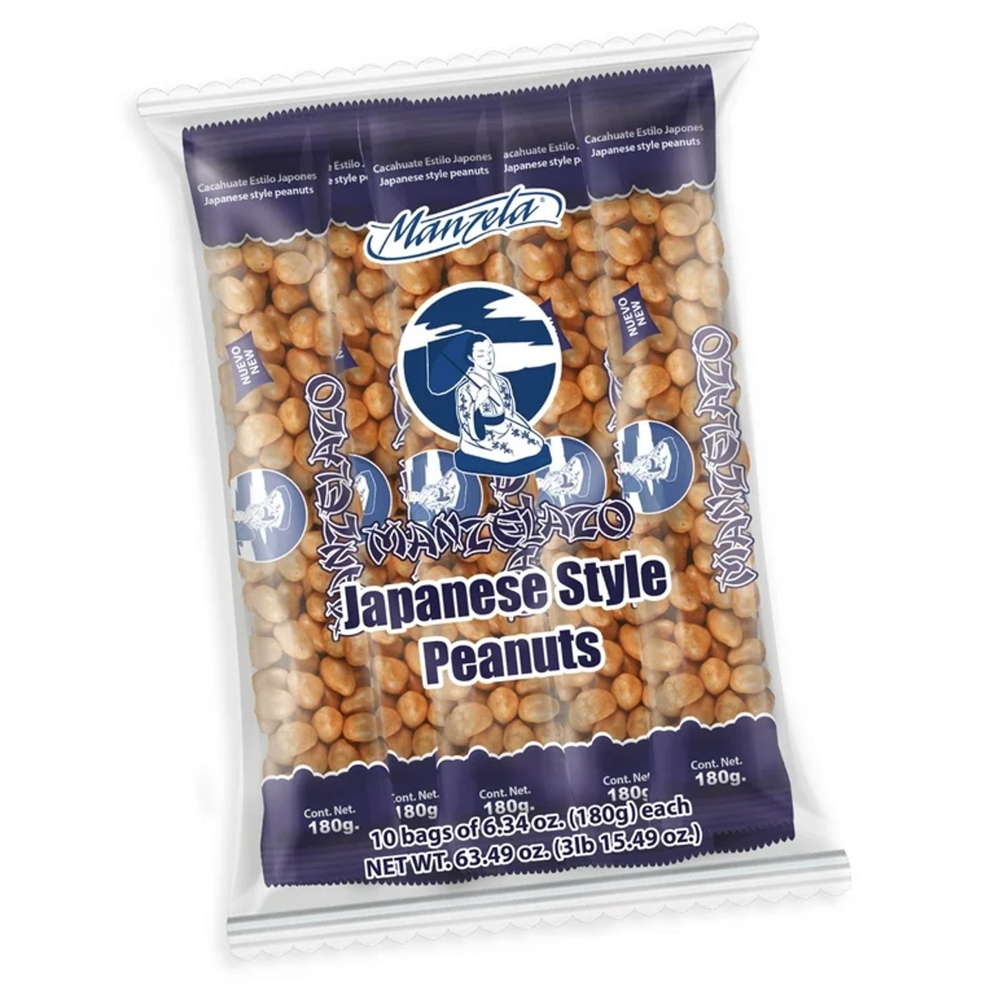 Manzela Cacahuate Japones 6/50g