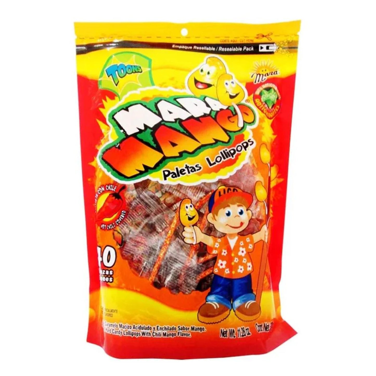Mara Paleta Mango Chile Lollipop