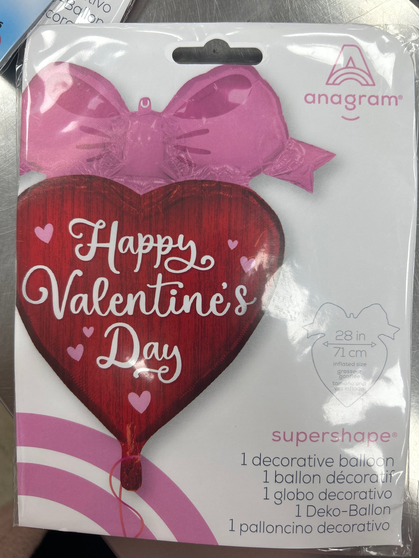 SuperShape XL Happy Valentine’s Day Coquette Bow