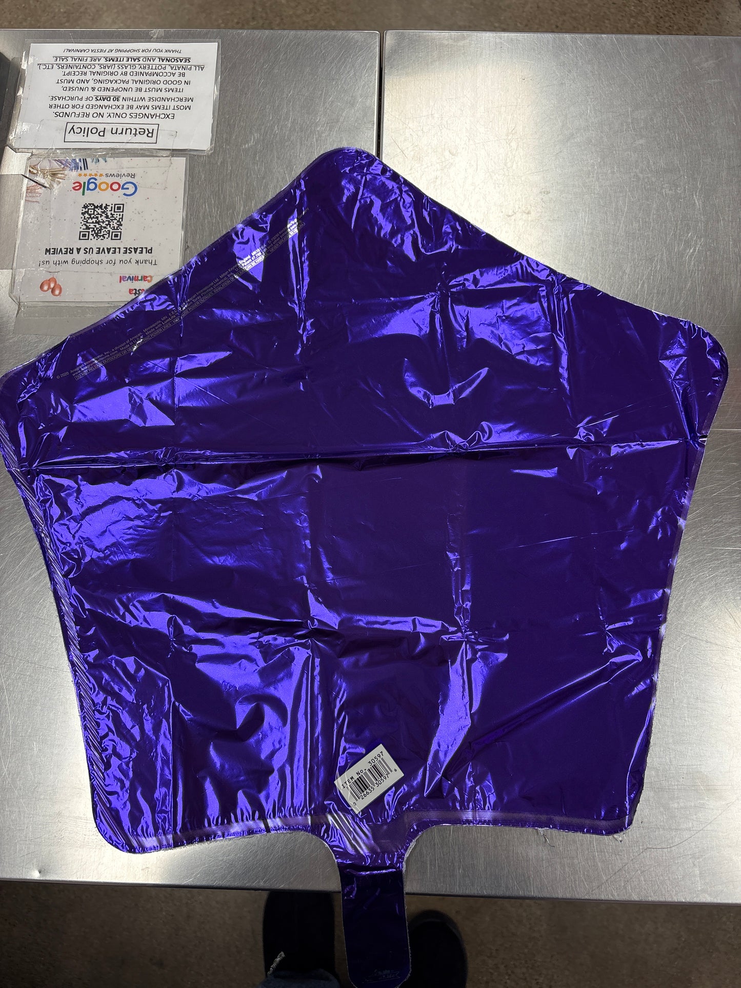 Purple Foil Balloon 18"
