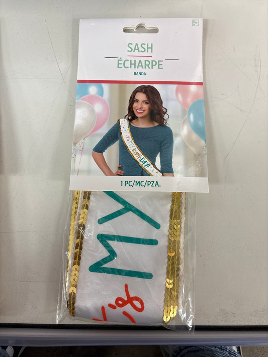 Sash Happy Cake Day