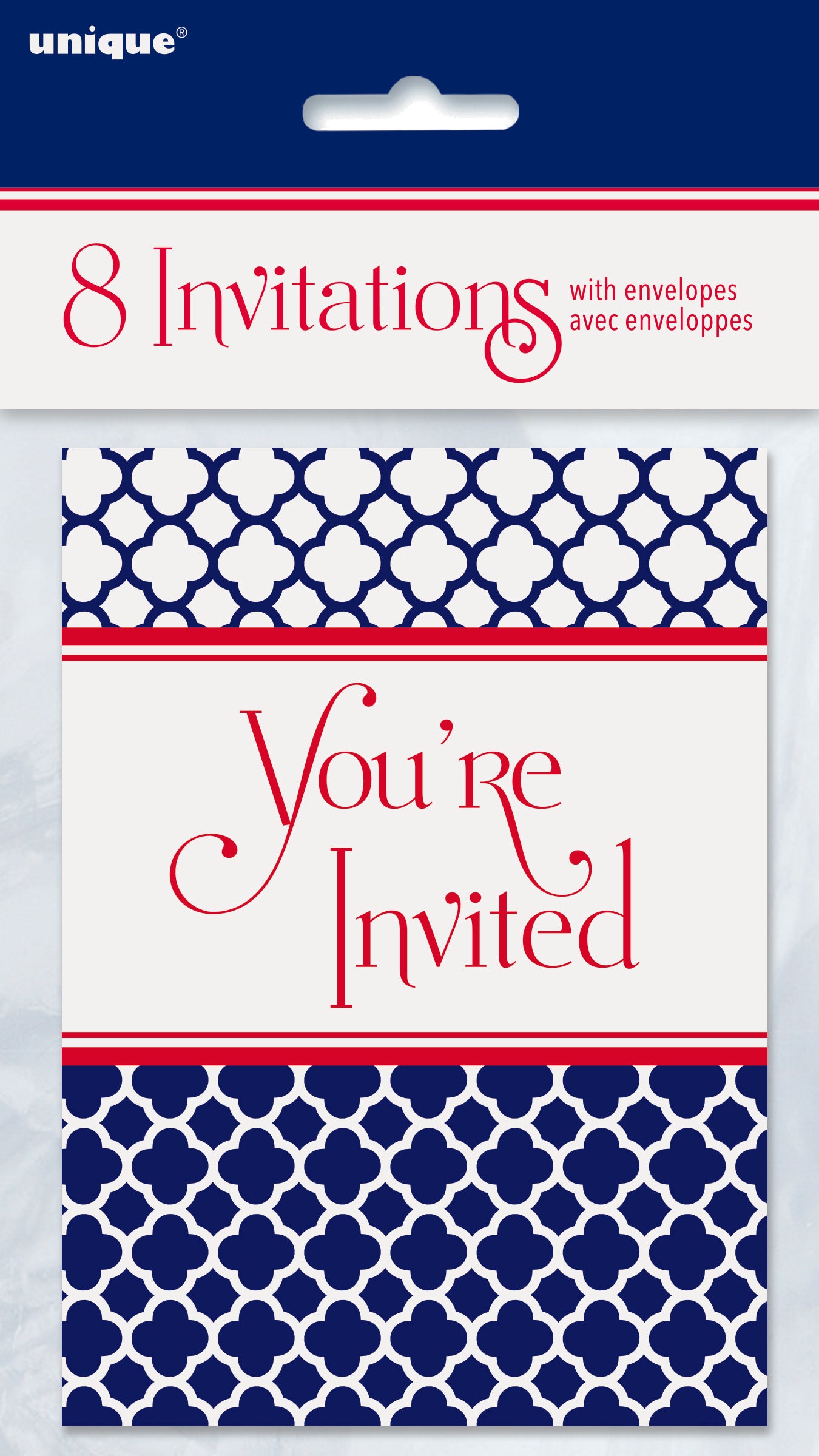 Invitation 8ct Blue
