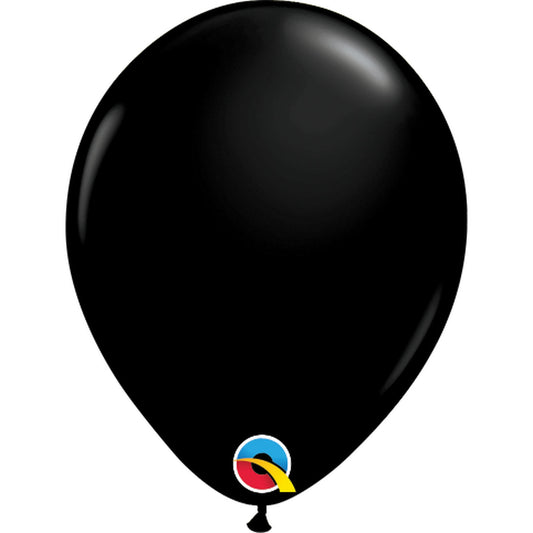 Qualatex Balloon Orange/Black 100ct Latex Balloon 5"