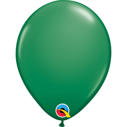 Qualatex Balloon Green 100ct Latex Balloon 5"