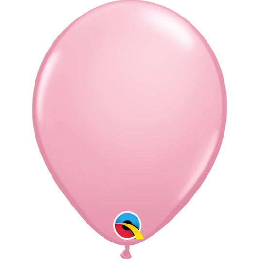 Qualatex Balloon Pink 100ct Latex Balloon 5"