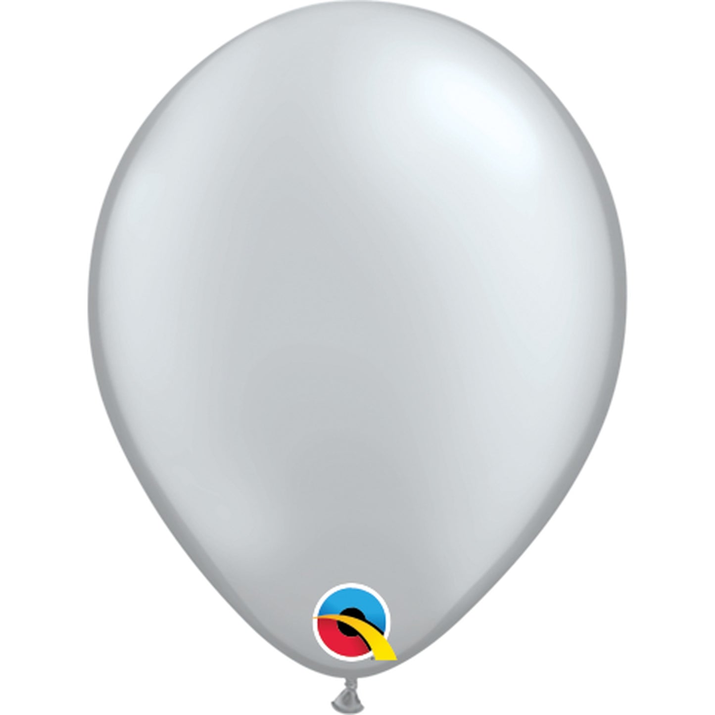 Qualatex Balloon Silver 100ct Latex Balloon 5"