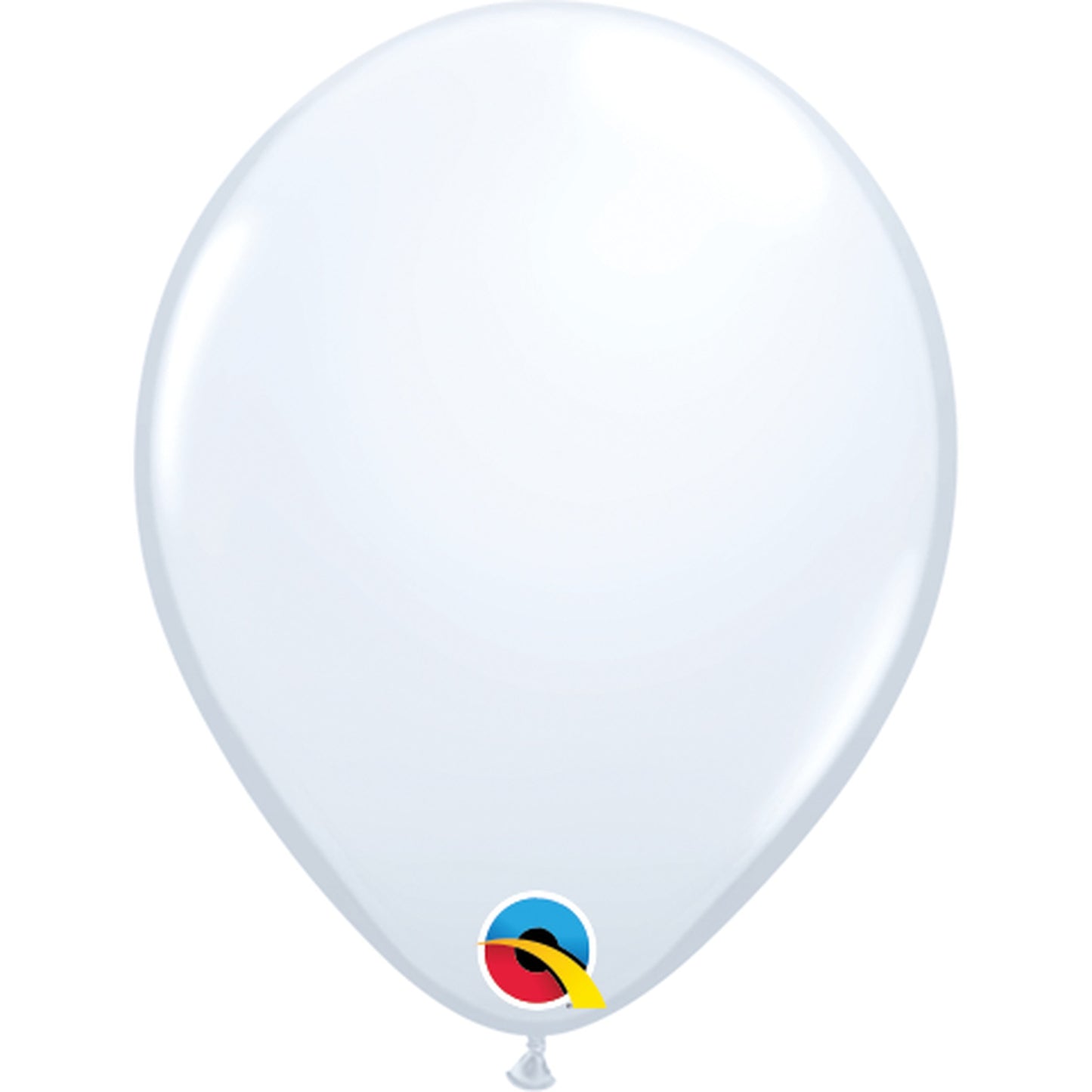 Qualatex Balloon White 100ct Latex Balloon 5"