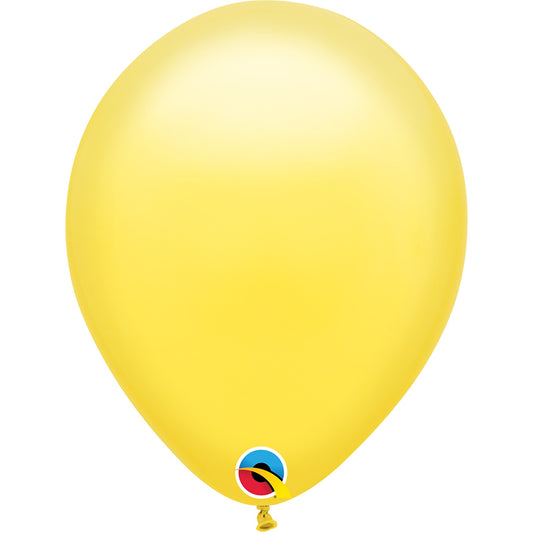 Qualatex Balloon Yellow 100ct Latex Balloon 11"