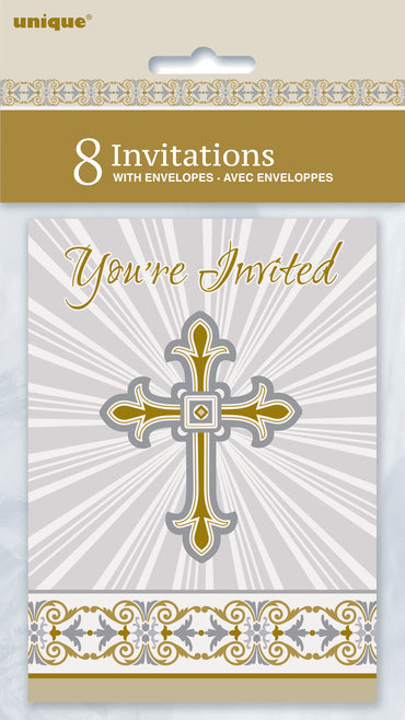 Cruz de invitación 8 ct.