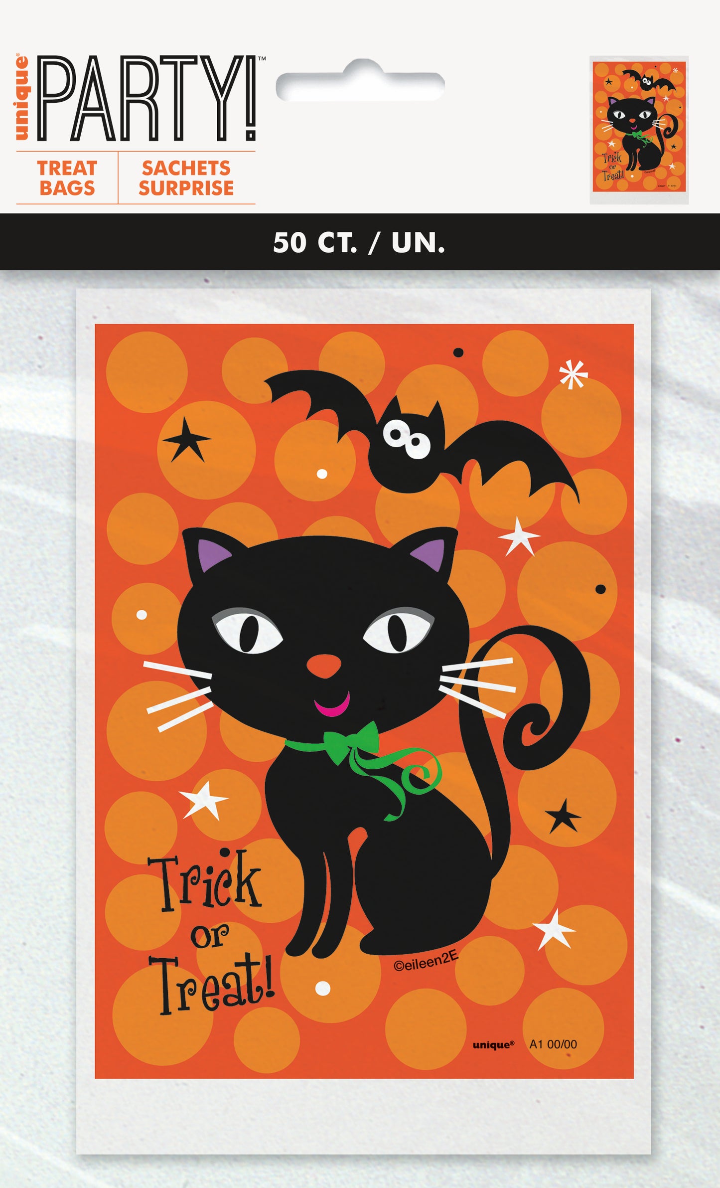 Bolsa de dulces Halloween 50 unidades