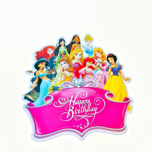 Princesses Cake Topper 1pc