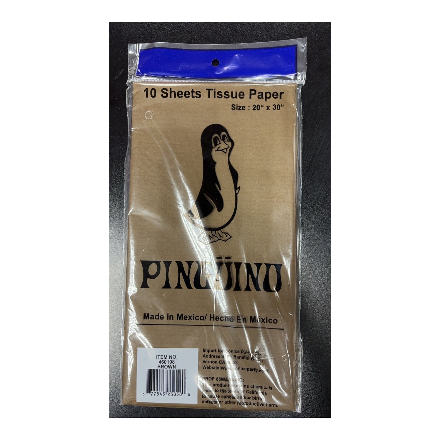 11 ct Tissue Paper, Brown 240Pk/Cs