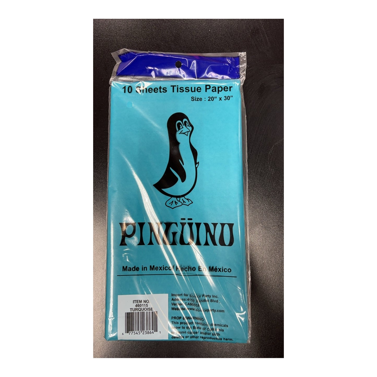 10 ct Tissue Paper, Turquoise 240Pk/Cs