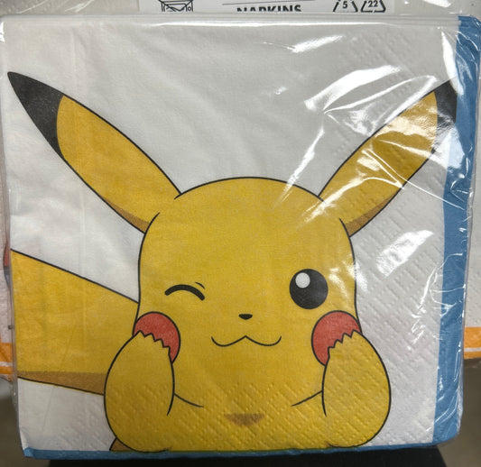 Pokemon Beverage Napkins 16ct