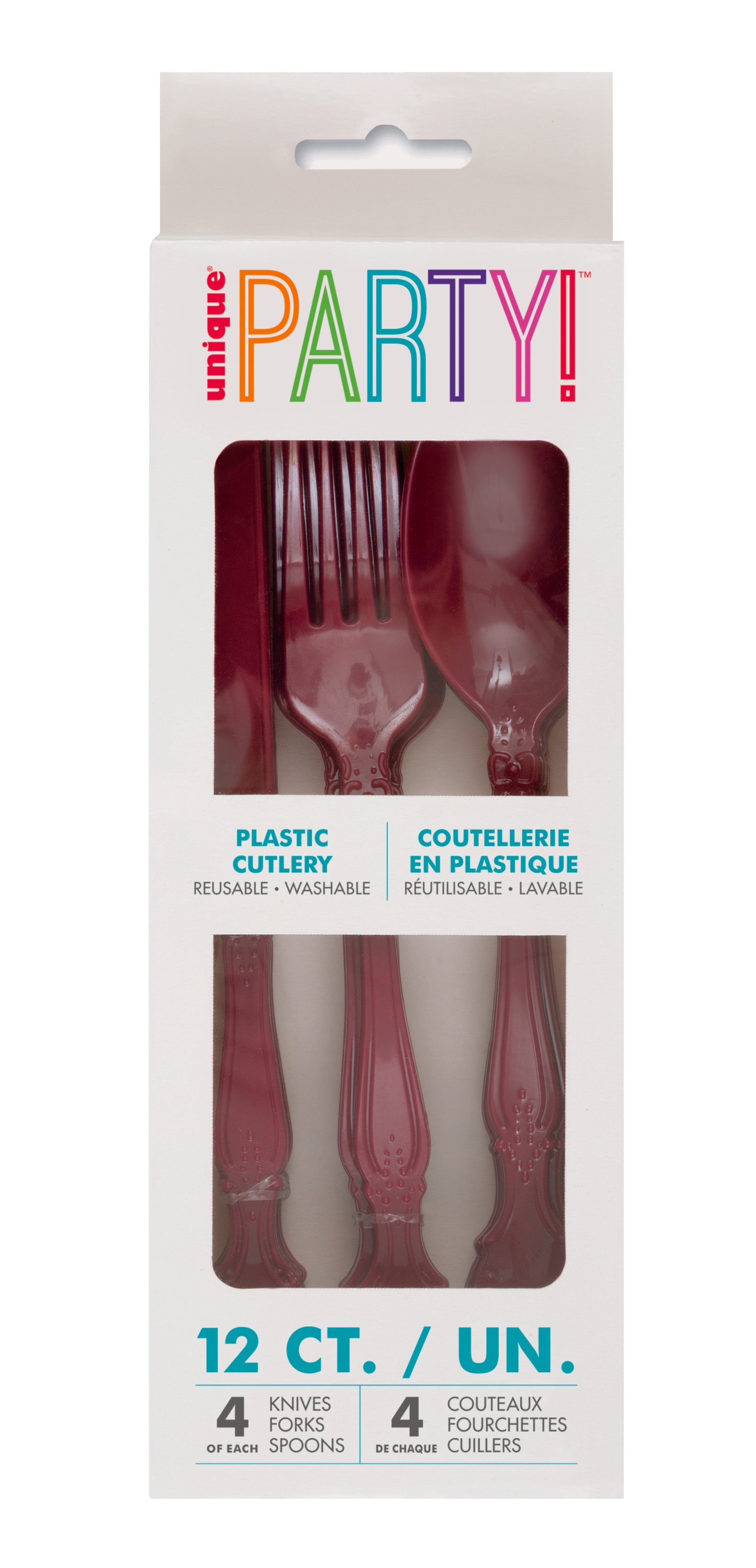 Assorted Plastic Cutlery 12pc