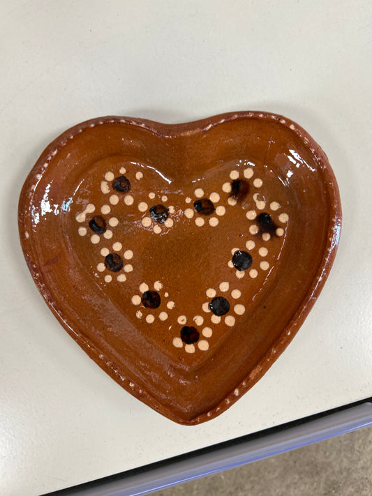 Plato Corazón Cara Niño