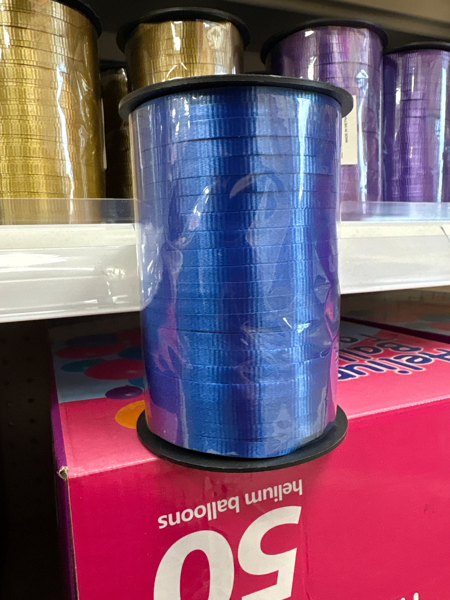 Balloon Ribbon Royal Blue
