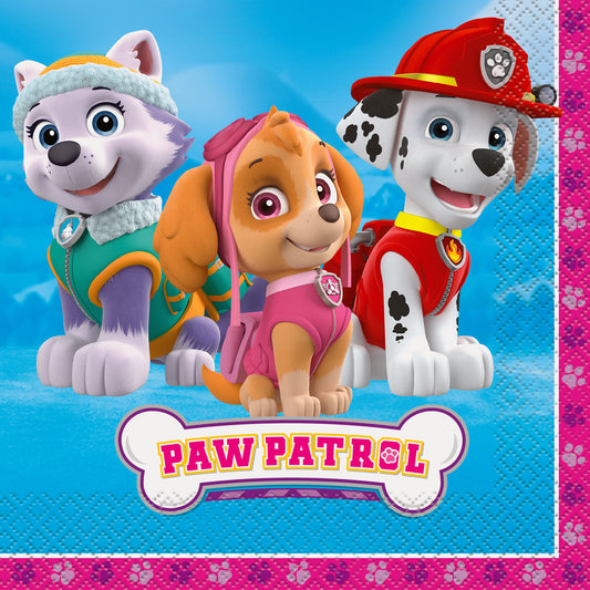 Paw Patrol Girl L/Napkin 17ct
