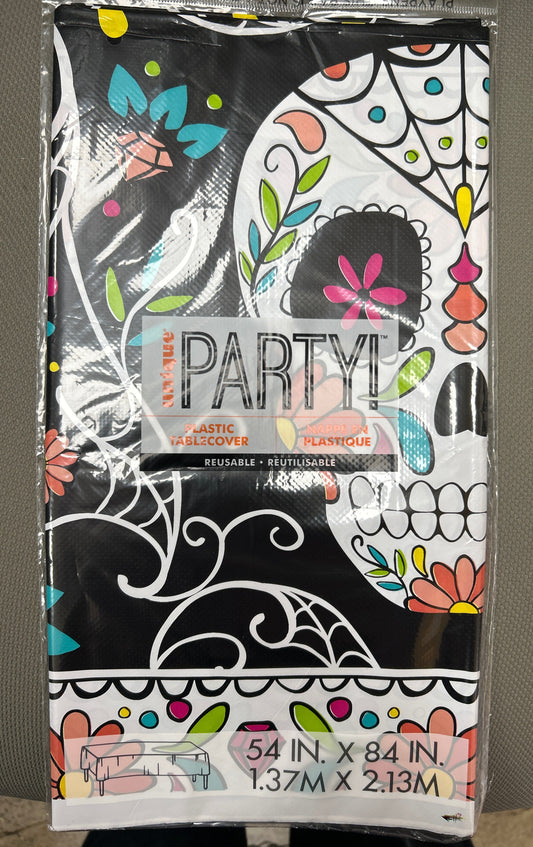 Skull Day Of Death Rectangular Table cover
