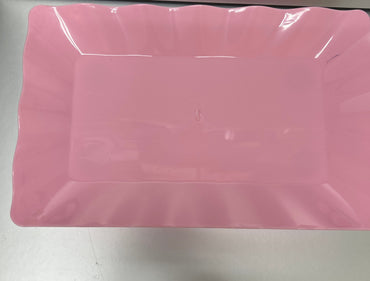 Soporte dentado de plástico - rosa