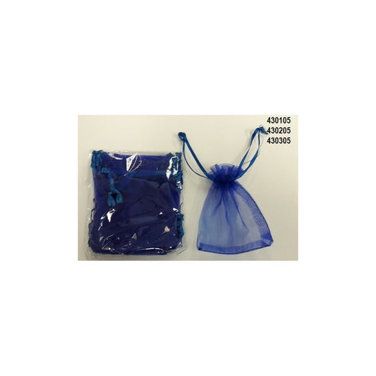 5"×7" Organza Bags Royal Blue