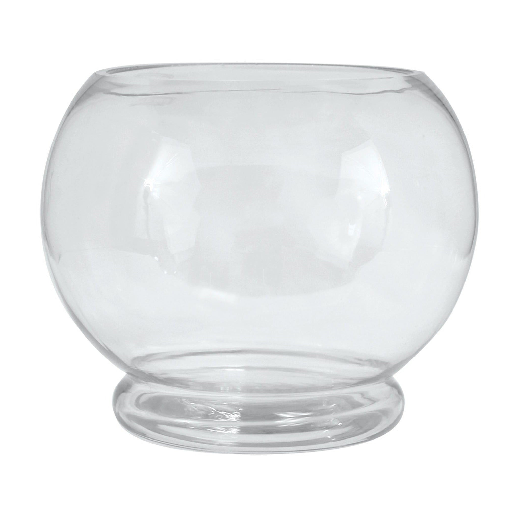 5" Glass Round Stackable