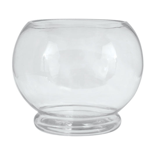 5" Glass Round Stackable