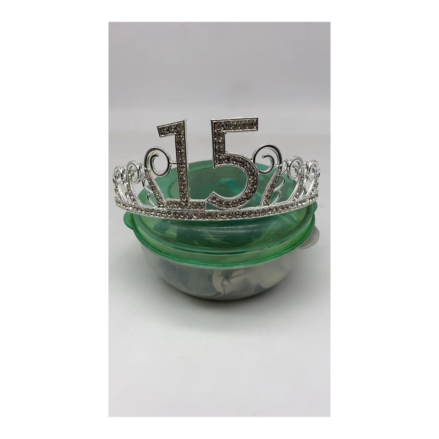 Rhinestone Tiara 15