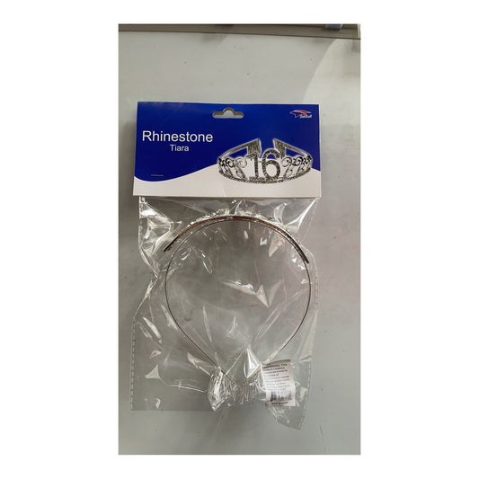 Rhinestone Tiara 16