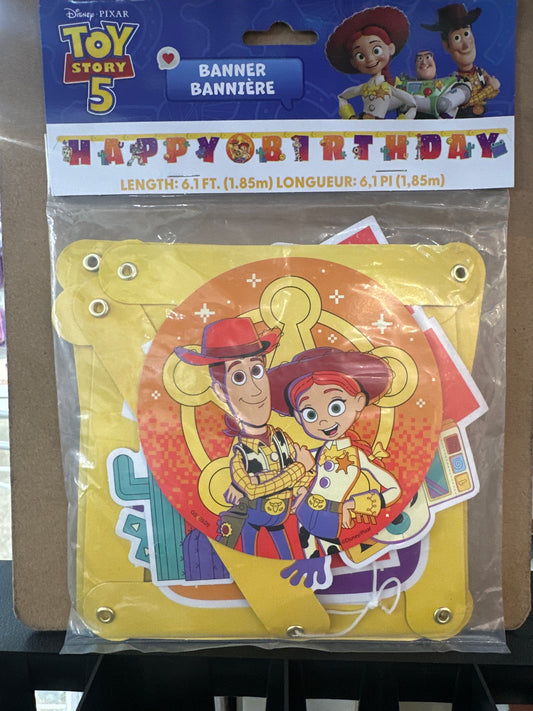 Toy Story Happy Birthday Cutout Jointed Banner