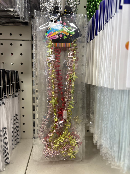 Necklace Happy Birthday