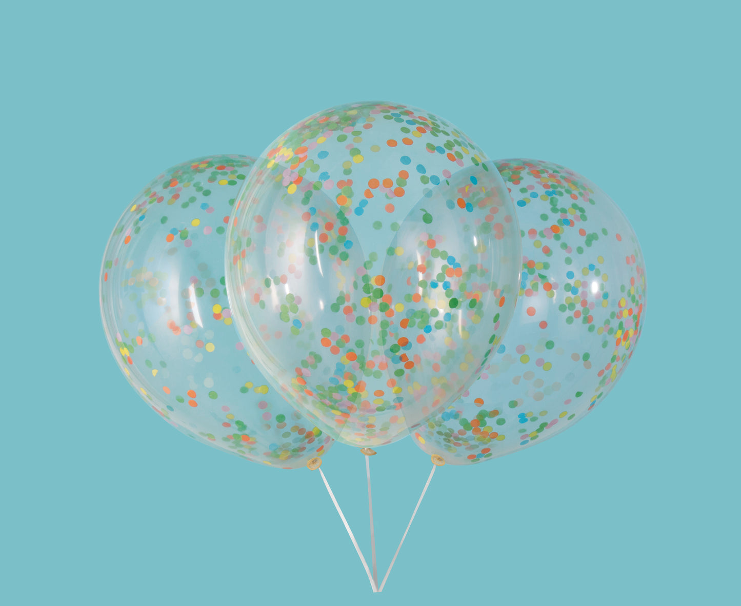 Globo de Látex de Confeti Multicolor 6 unidades 12"