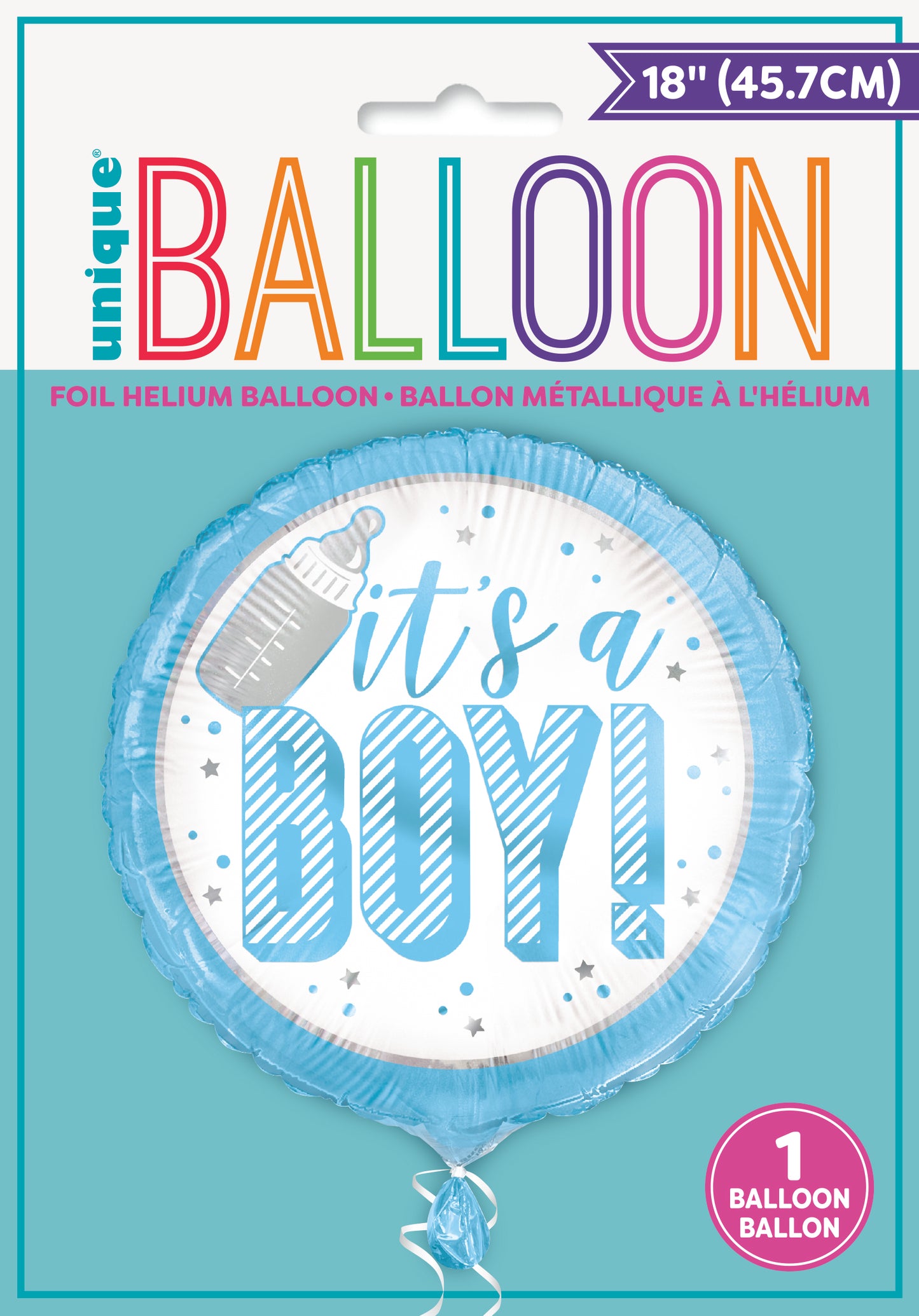 It's A Boy Foil Balloon 18"
