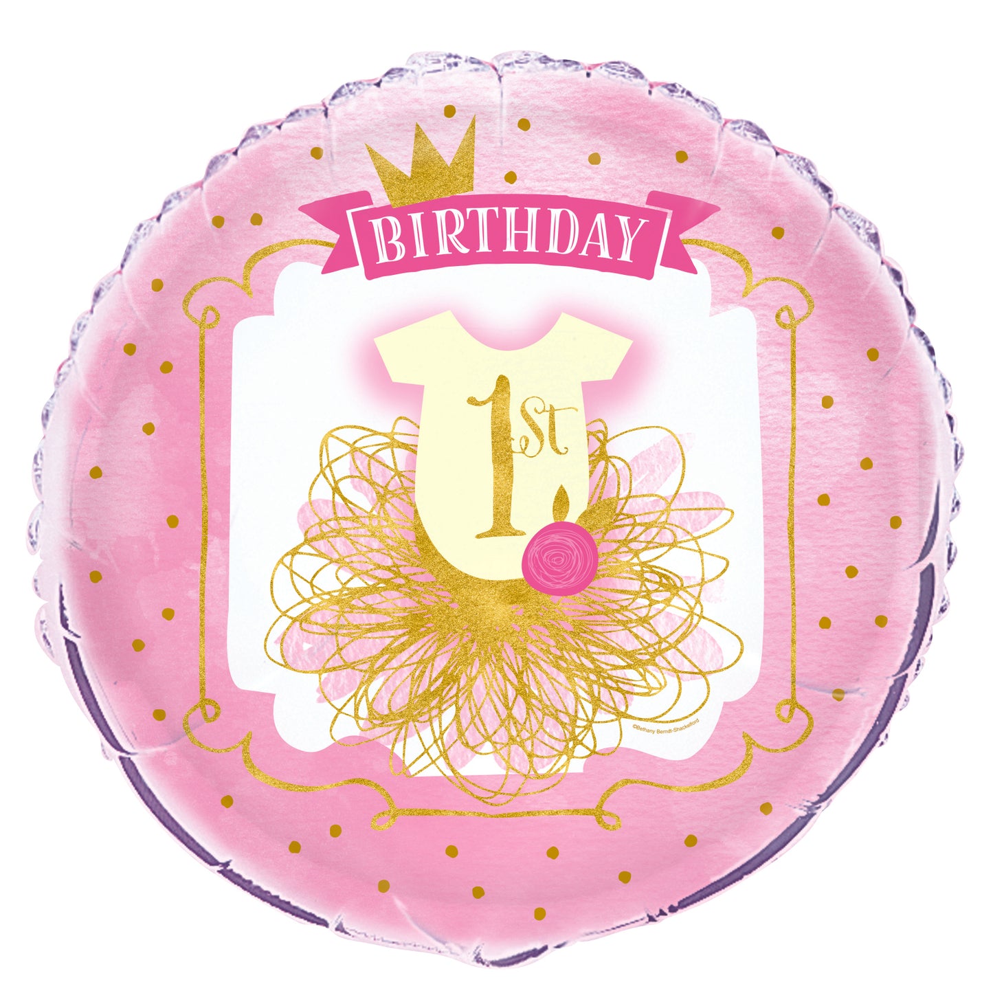 1st Birthday Foil Balloon 18"