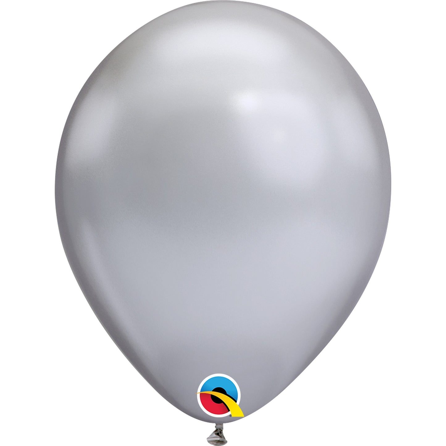 Qualatex Balloon Chrome Silver 25ct Latex Balloon 11"