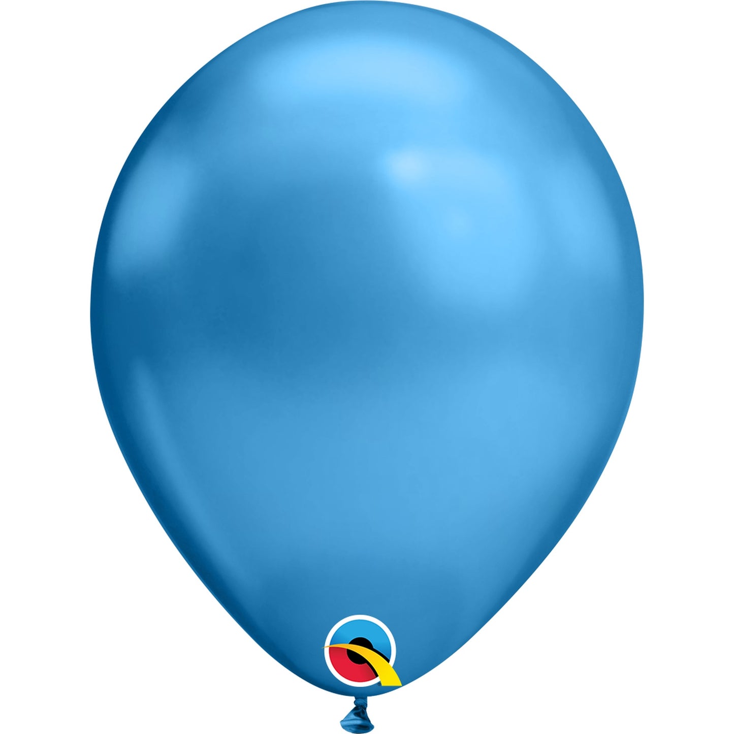 Qualatex Balloon Chrome Blue 25ct Latex Balloon 11"