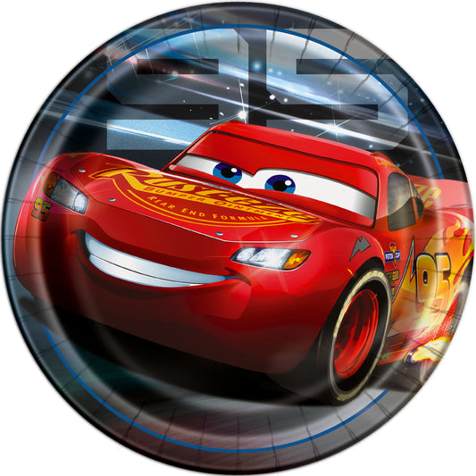 9" Plate Cars 8ct