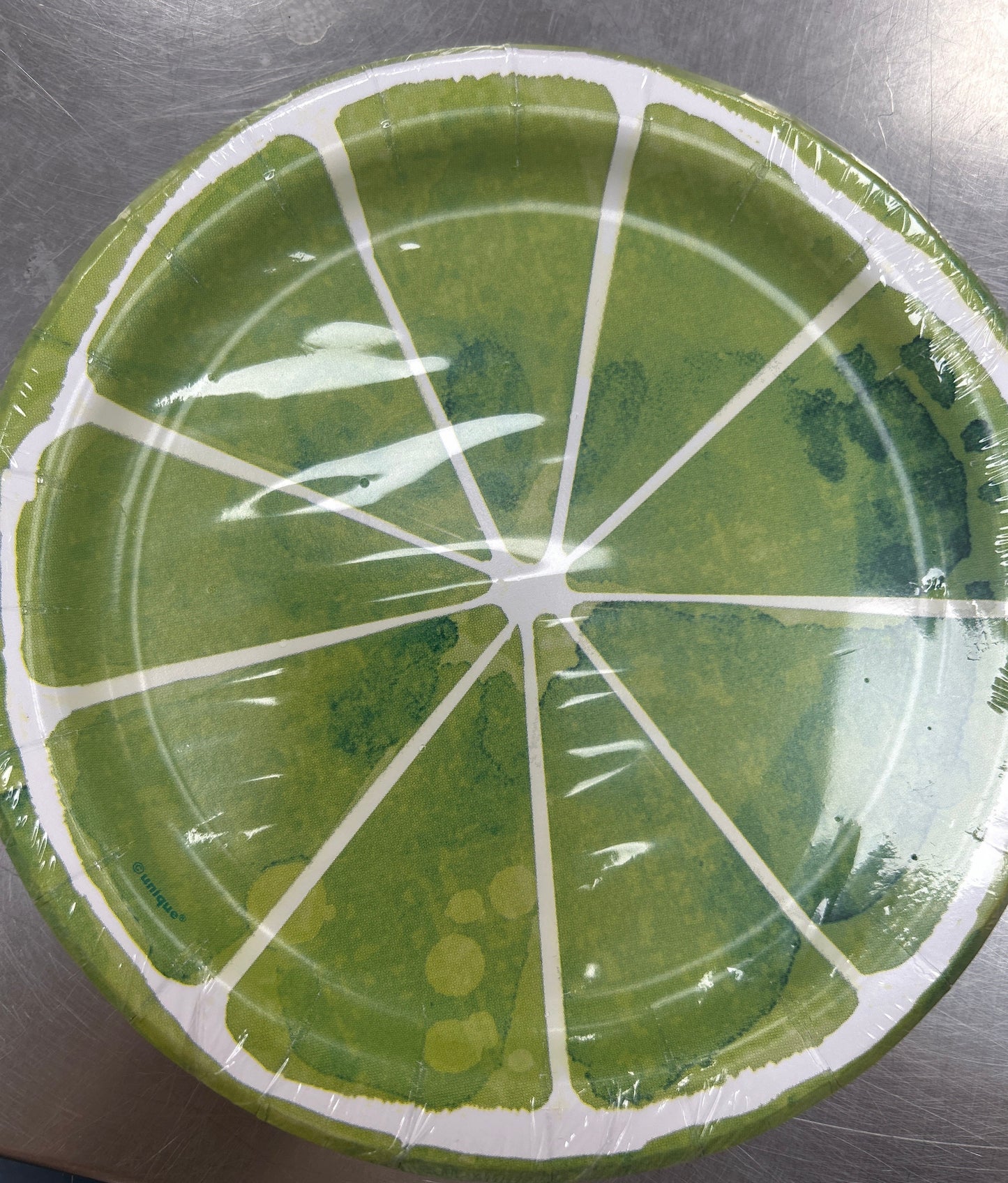 Lime slice 7” Plates 8CT